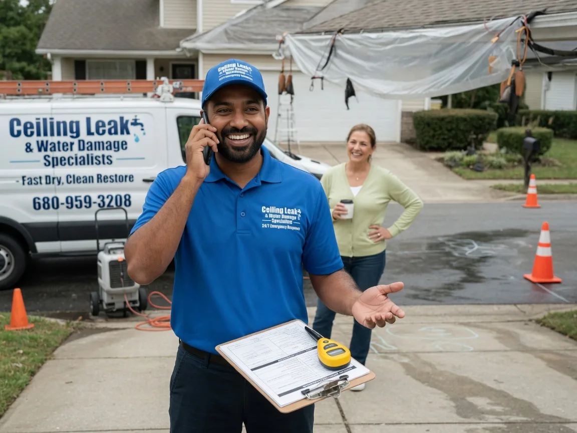 Ceiling Leak Cleanup North Branford, CT FAQs